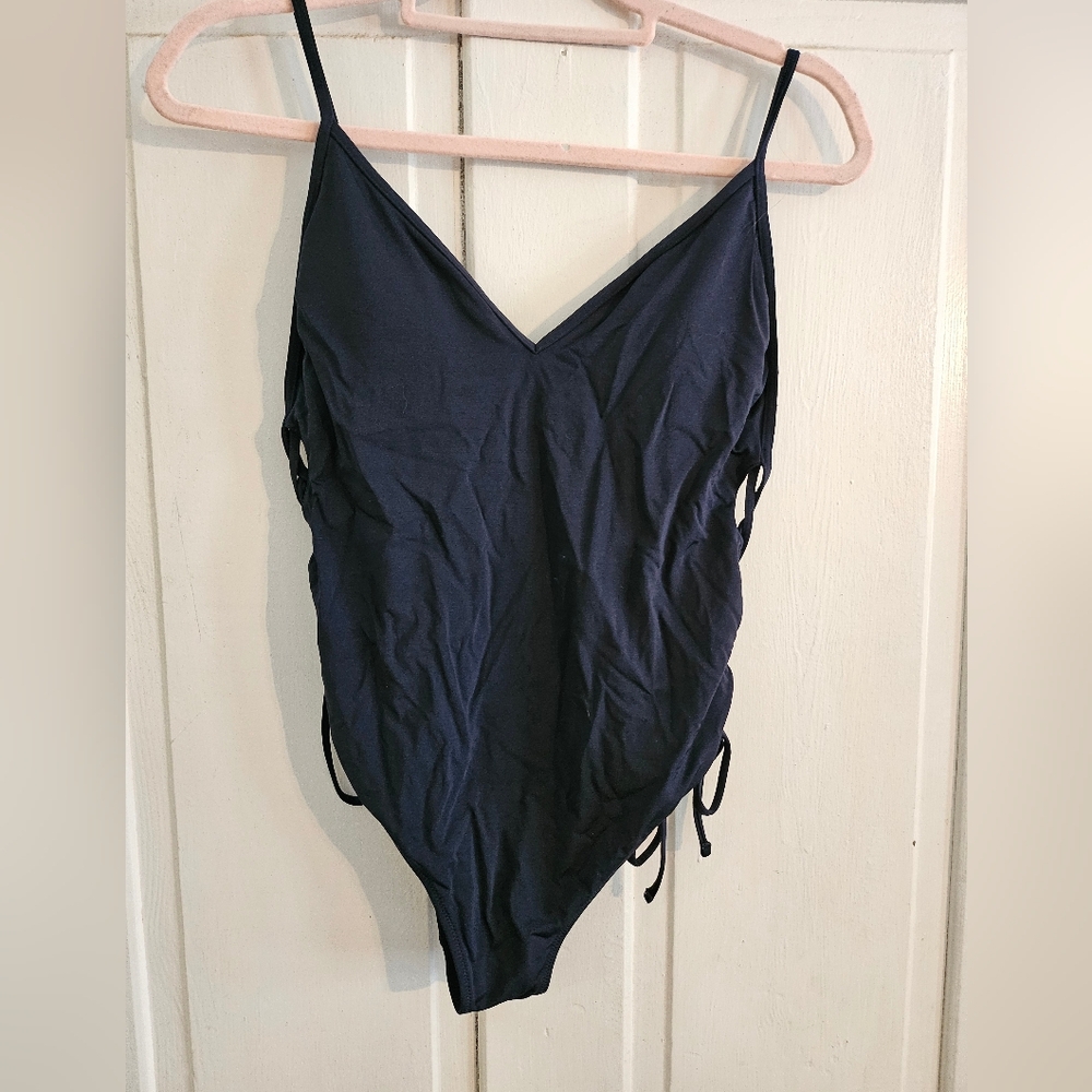 Abercrombie & Fitch Navy One Piece Women's Swimsuit Medium
